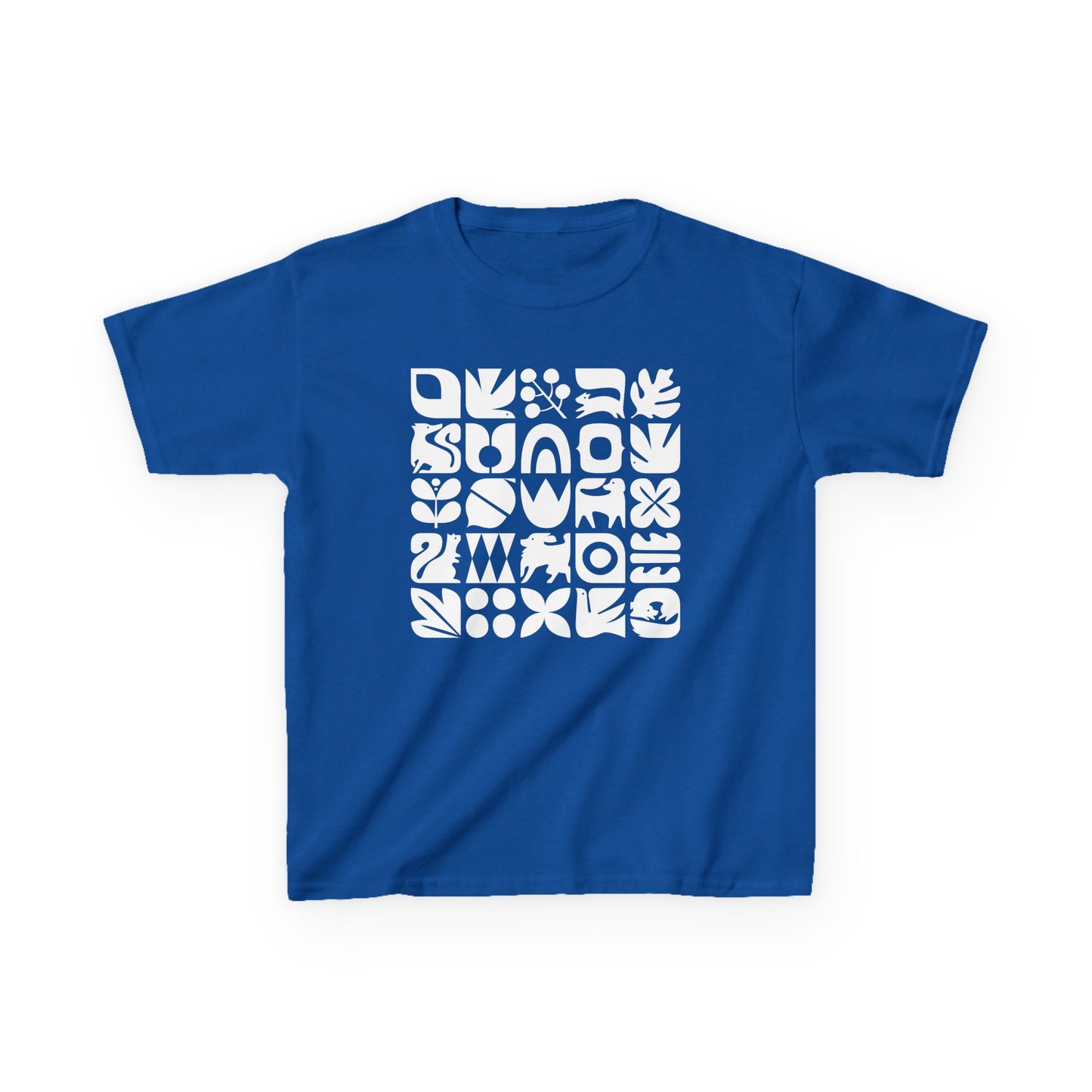 Dogs and Squirrels Graphic Kids Heavy Cotton Graphic Tee
