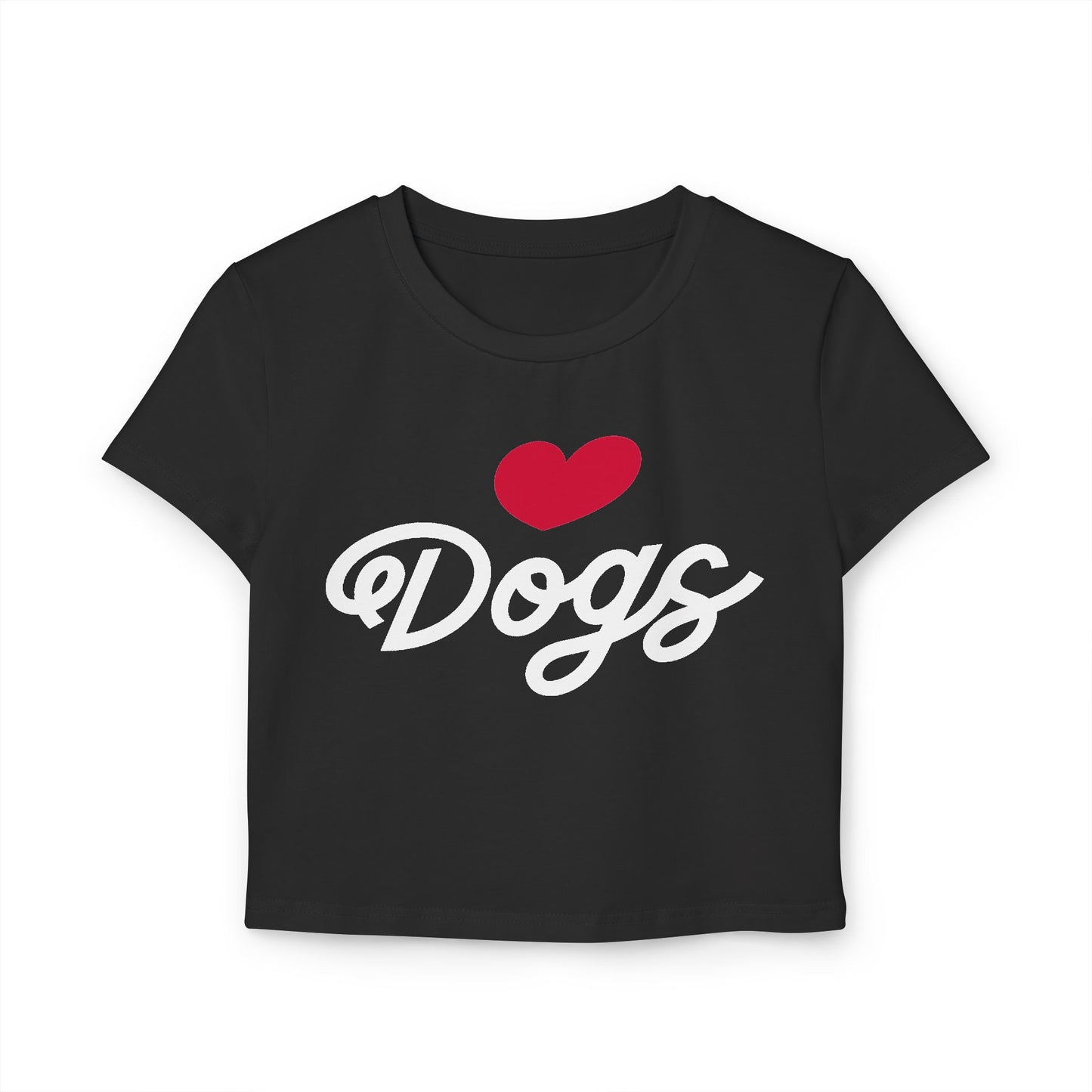 Love Dogs Script Women's Baby Tee