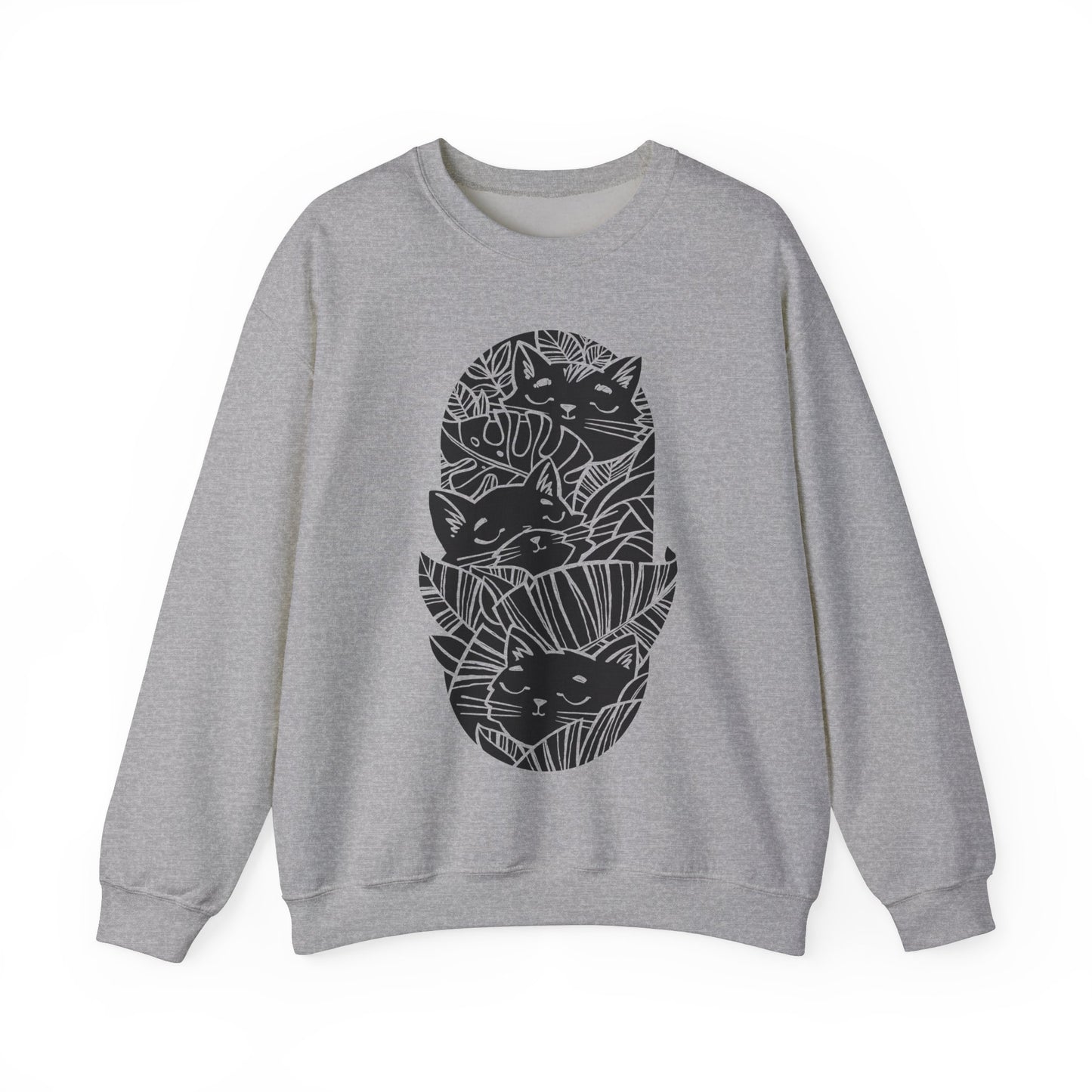 Jungle Cats Women's Heavy Blend Crewneck Sweatshirt