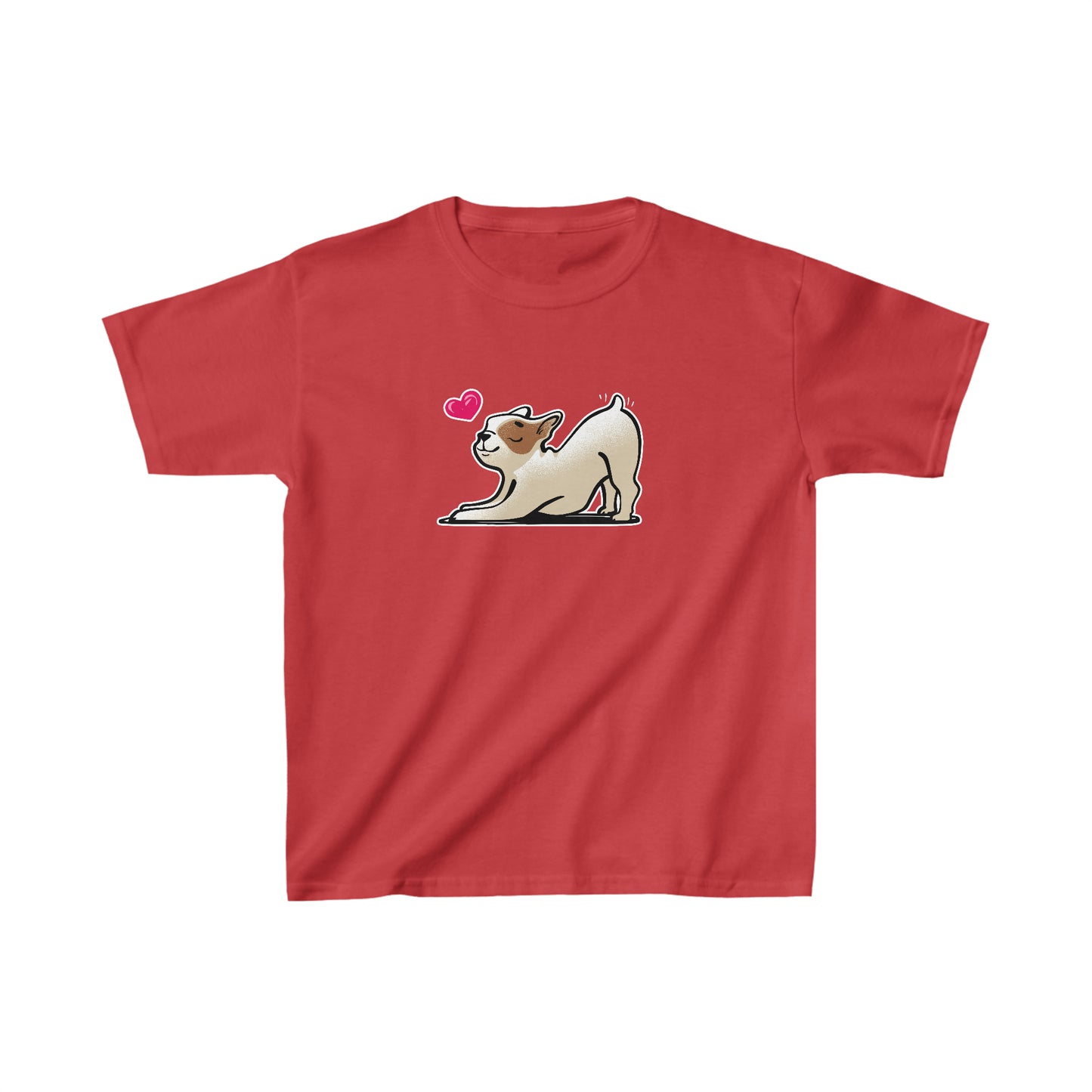 Yoga Dog Kid's Heavy Cotton Tee