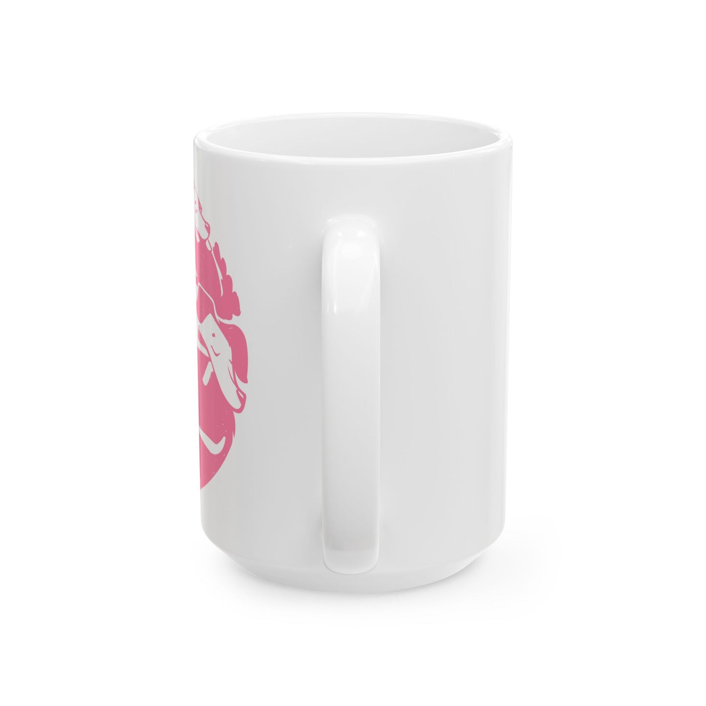 Dog Pile Ceramic Mug 15oz