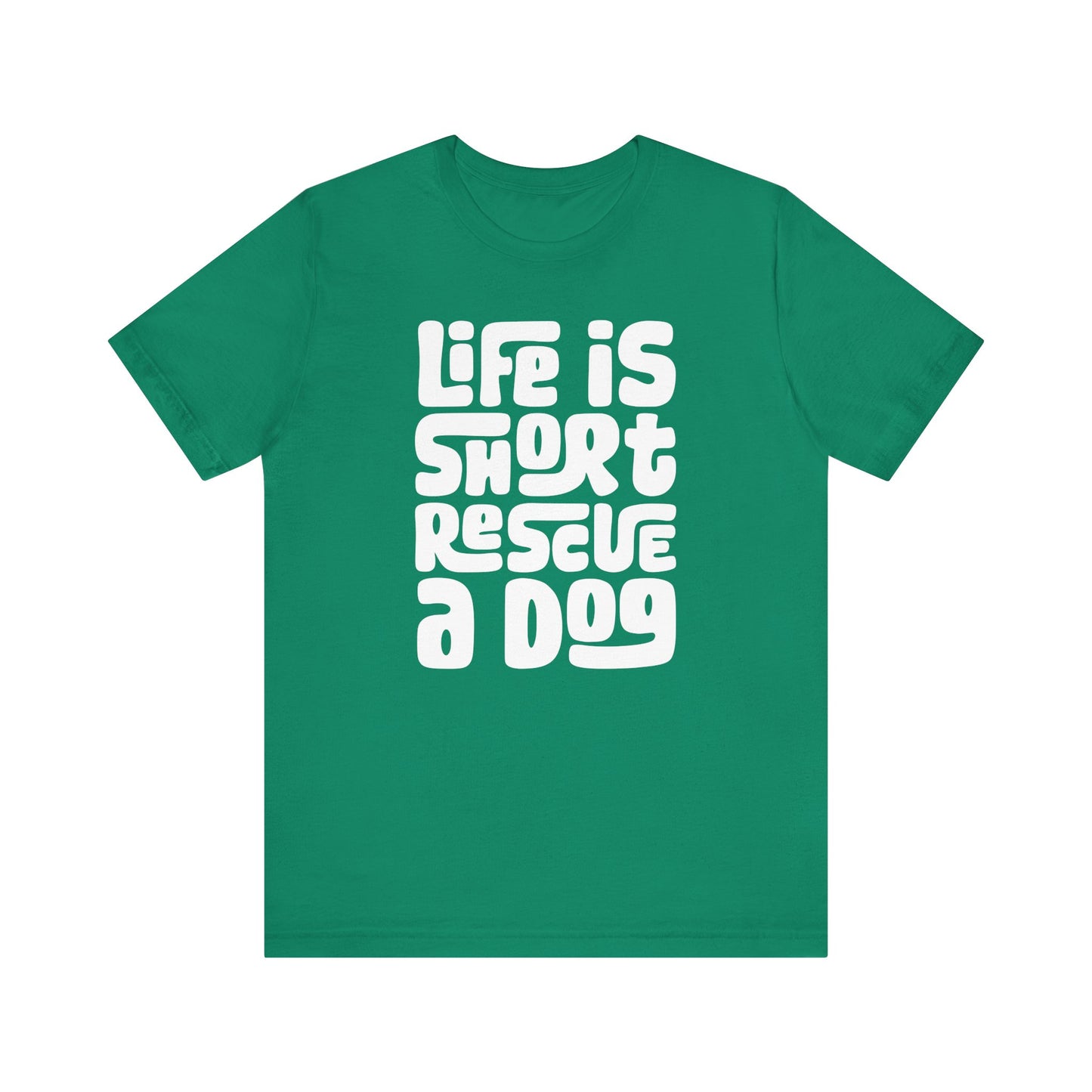 Life is Short Rescue a Dog Graphic Women's Graphic Tee