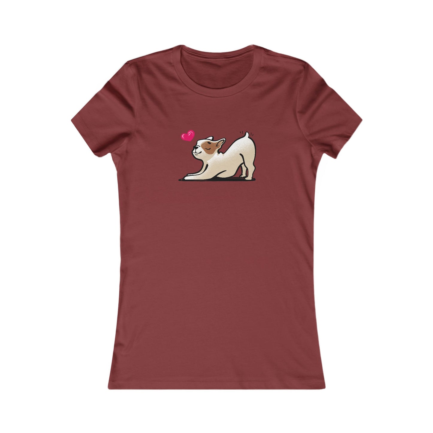 Yoga Dog Women's Fitted Tee