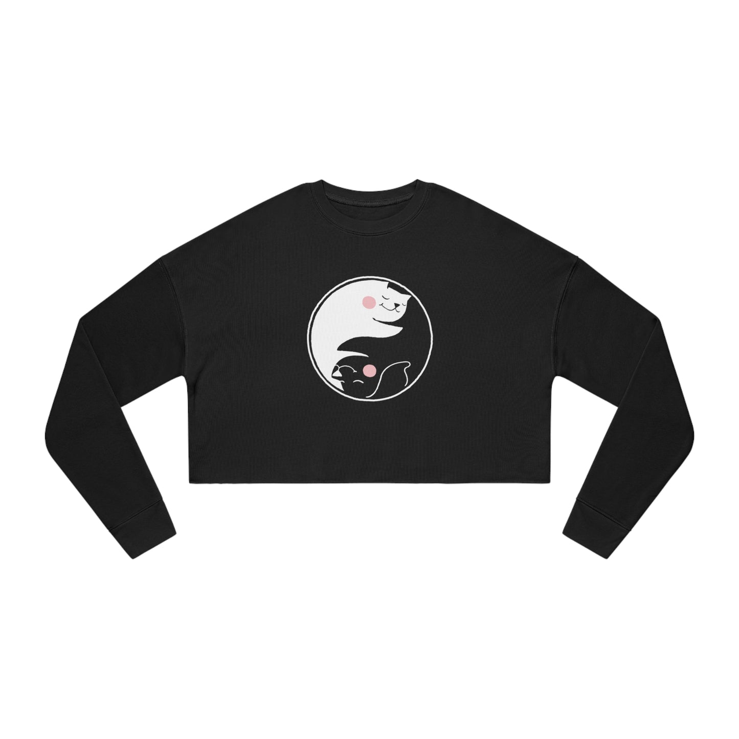 Yin Yang Women's Cropped Sweatshirt