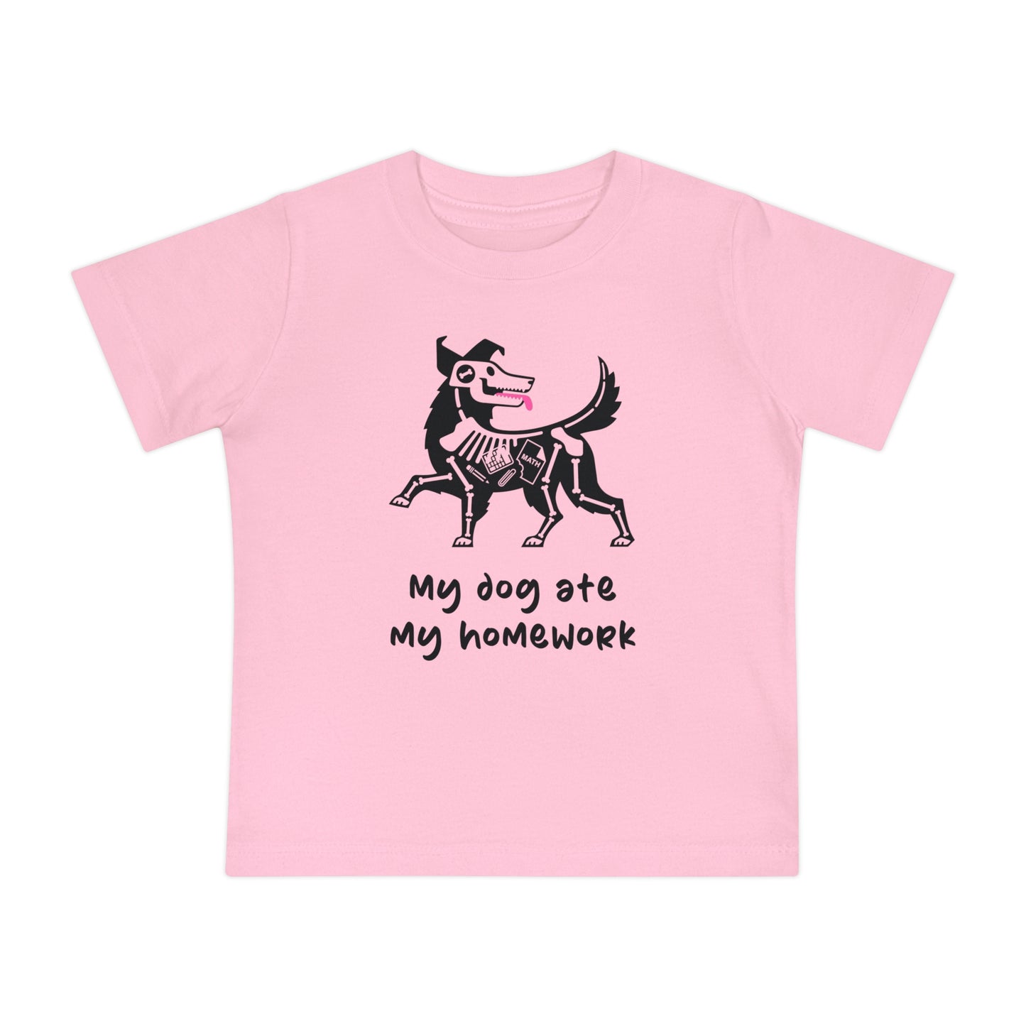 My Dog Ate My Homework Baby Graphic Tee