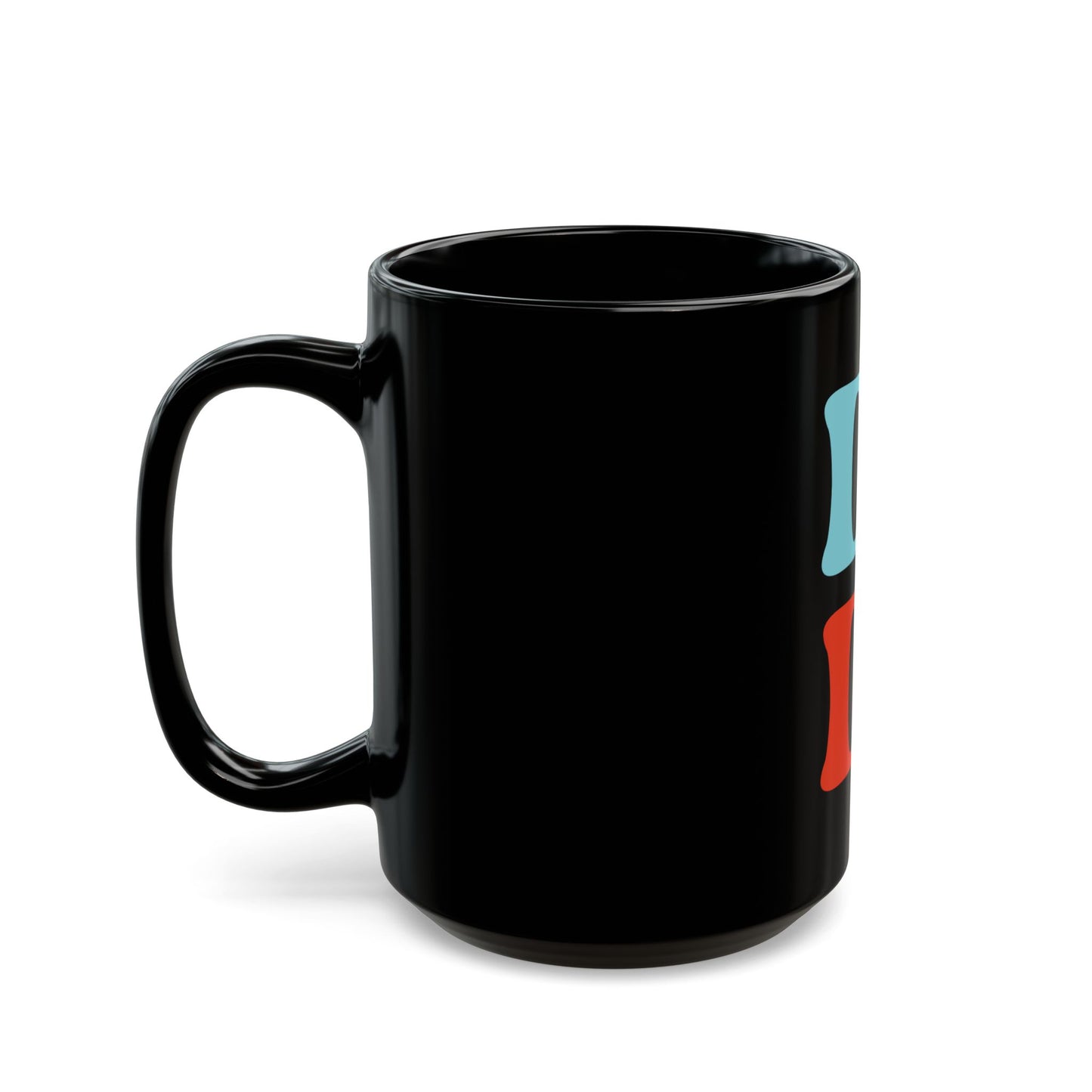 Dog Dad 15oz Black Mug