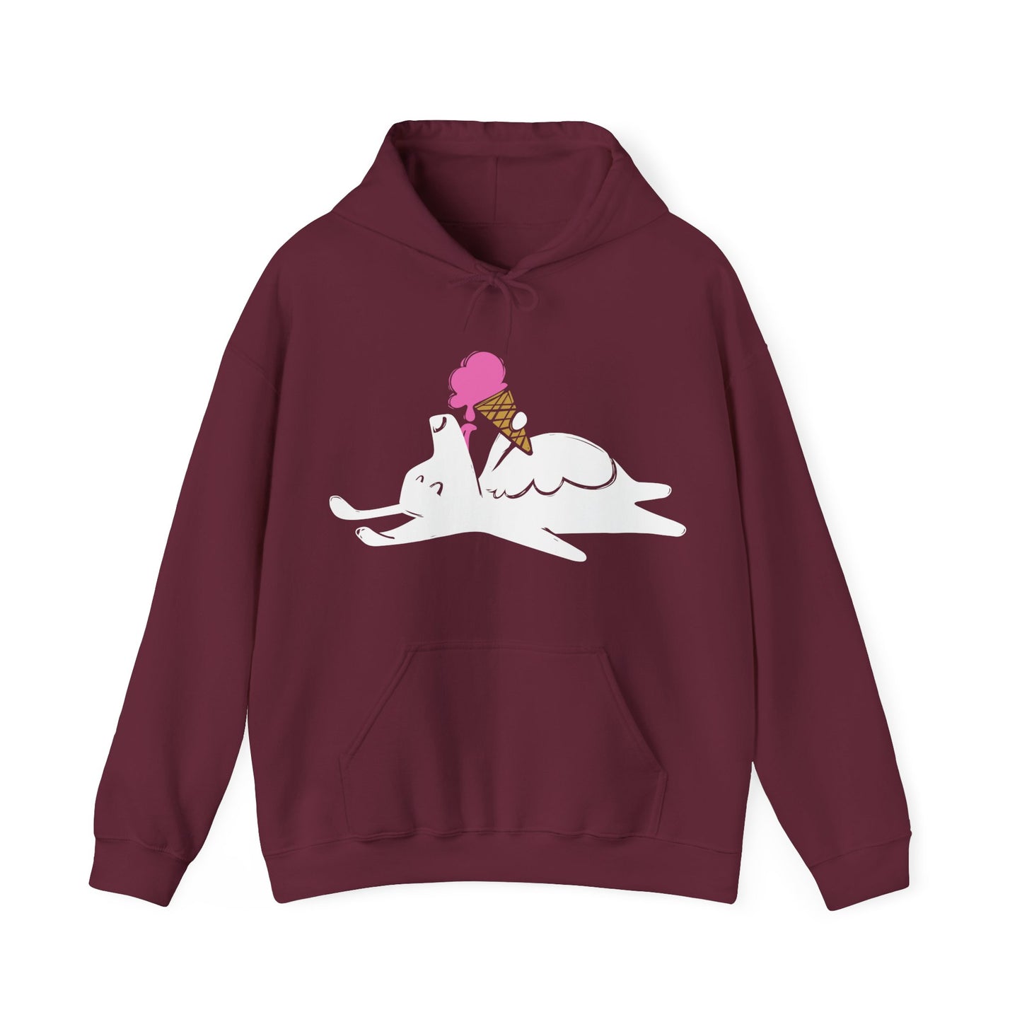 Icecream Pooch Women's Hooded Sweatshirt