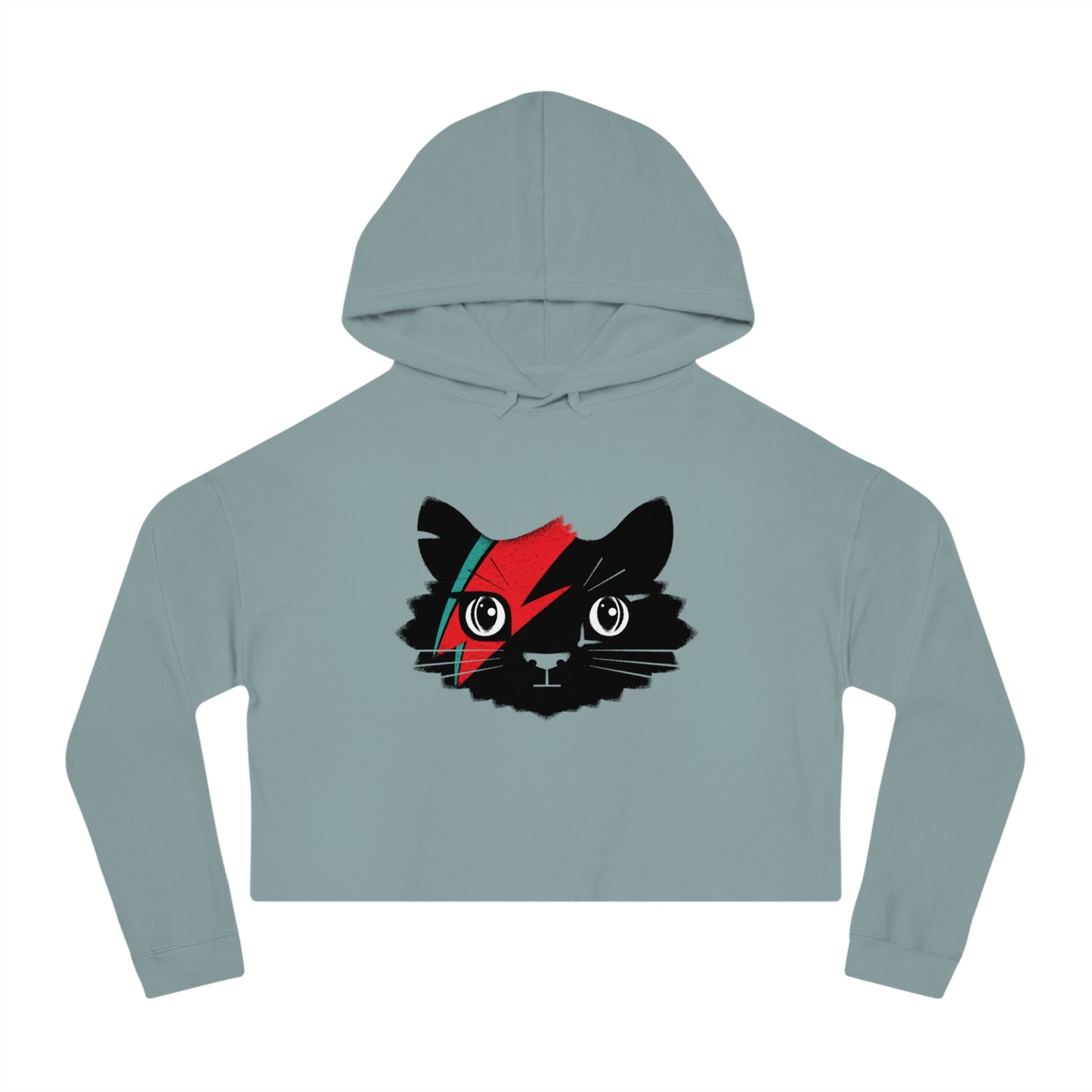 Ziggy's Cat Women’s Cropped Hooded Sweatshirt