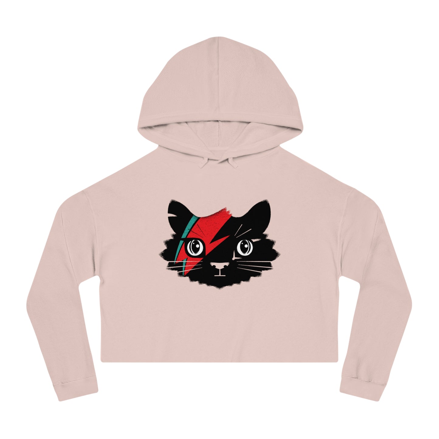 Ziggy's Cat Women’s Cropped Hooded Sweatshirt