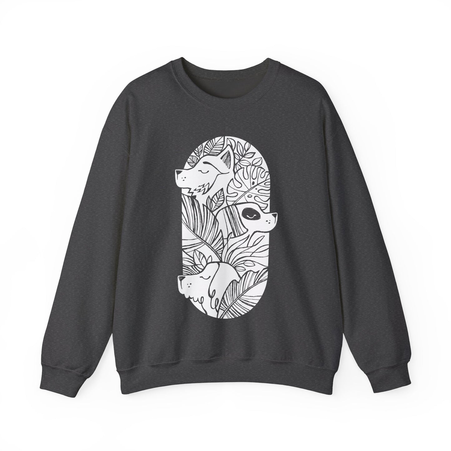 Jungle Dogs Women's Heavy Blend Crewneck Sweatshirt
