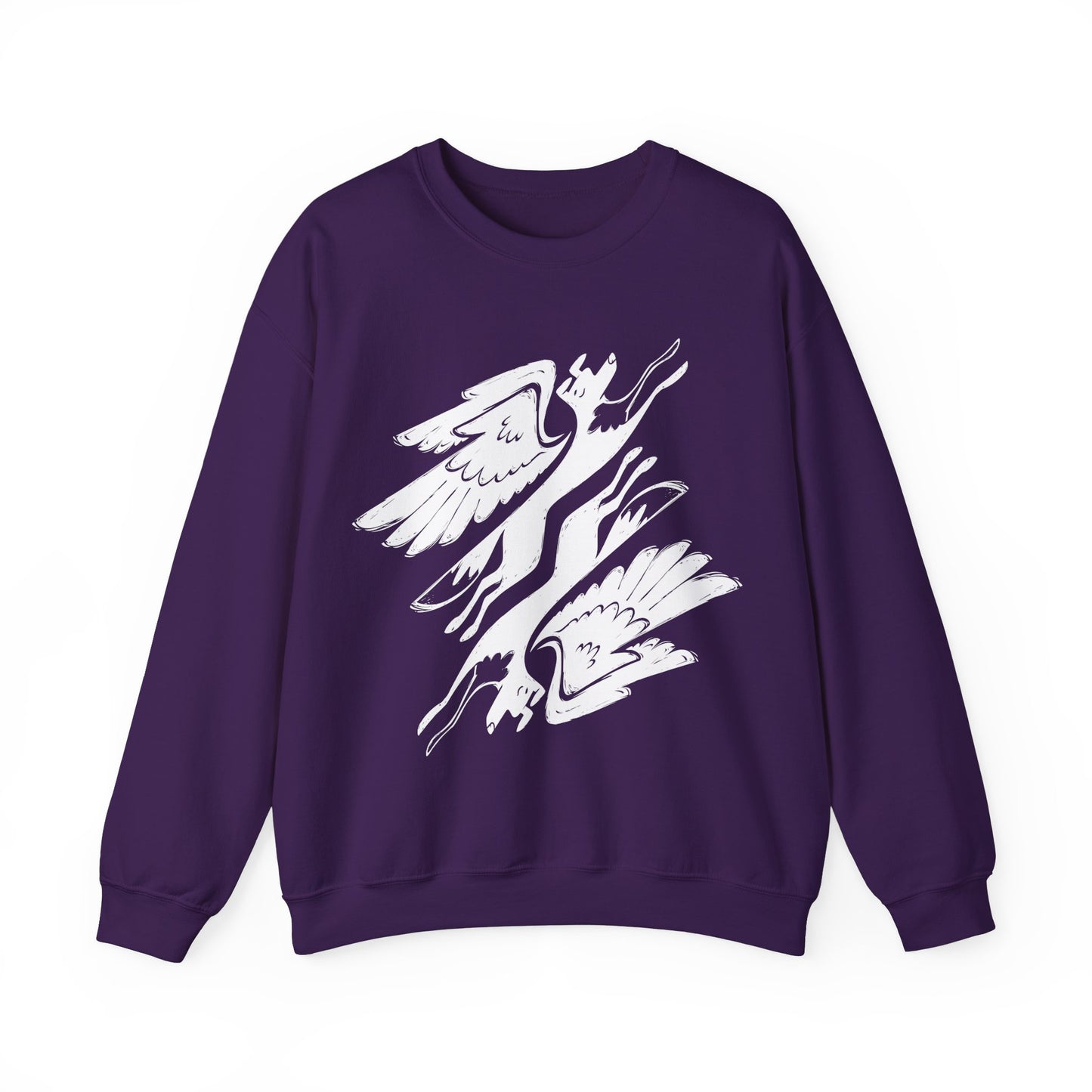 Angel Dogs Women's Heavy Blend Crewneck Sweatshirt