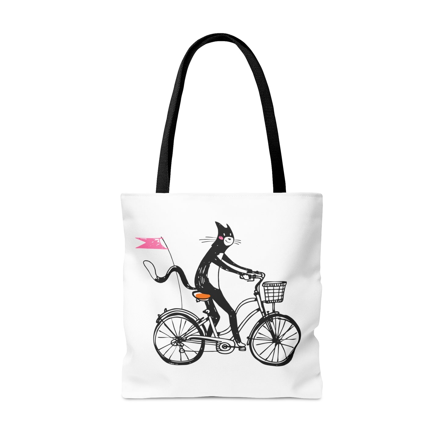 Bicycle Cat Tote Bag