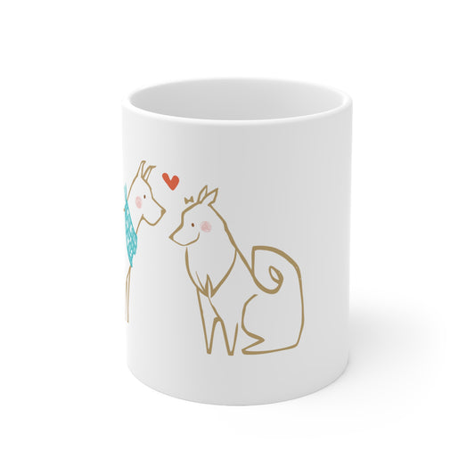 Dog Love Ceramic Mug 11oz