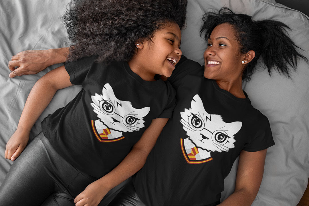 Wizard Cat Kids' Tee – A Spellbinding Shirt for Playful Adventures!