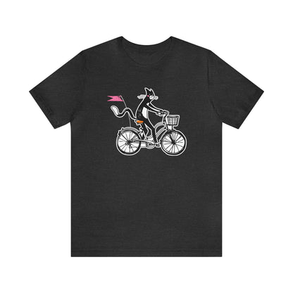 Bicycle Cat Graphic Tee