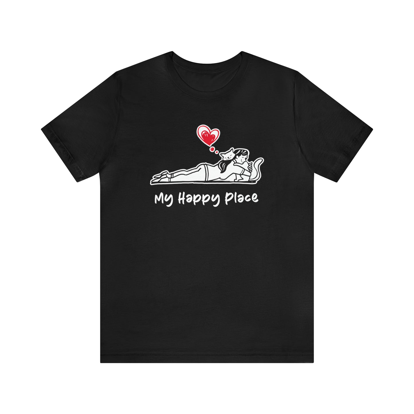 My Happy Place Cat Women's Graphic Tee