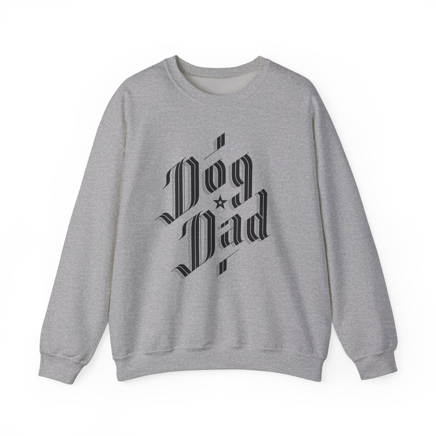 Sophisticated Dog Dad Men's Heavy Blend Crewneck Sweatshirt