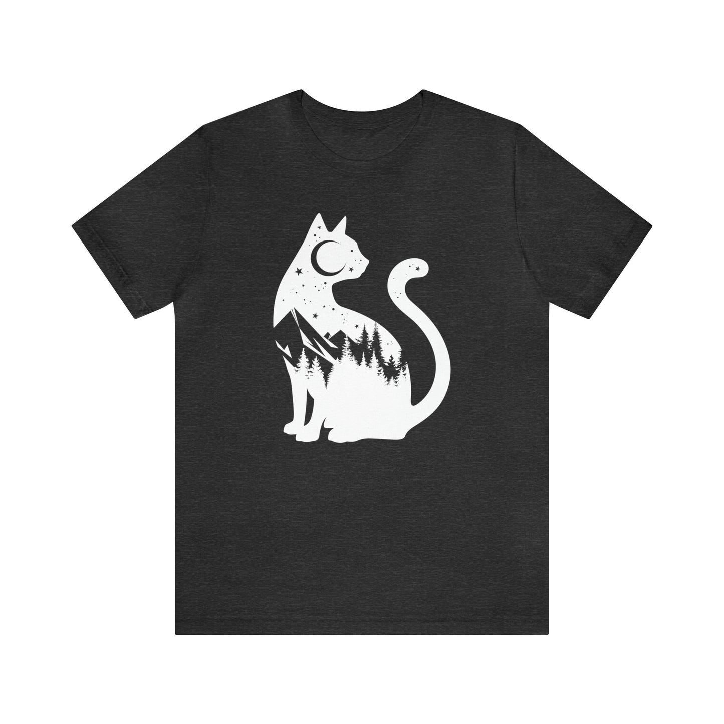 Purrfectly Stylish – Sitting Cat Graphic Tee!