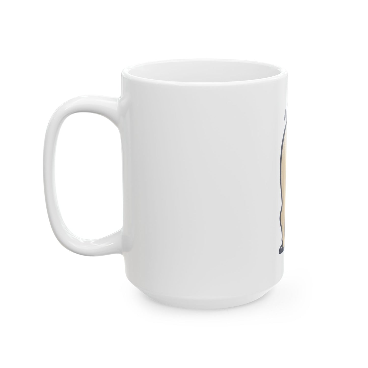 Yoga Dog Ceramic Mug 15oz