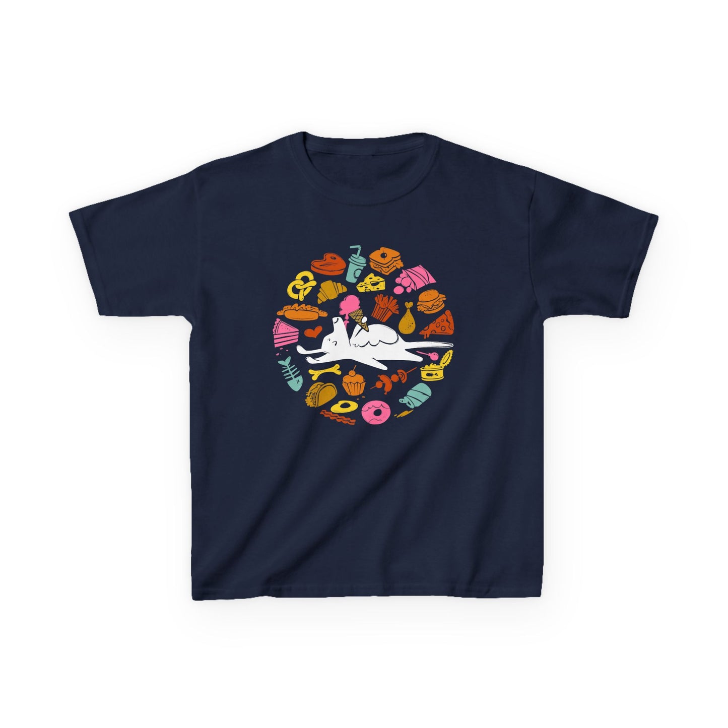 All Food is Dog Food Kids Heavy Cotton Graphic Tee