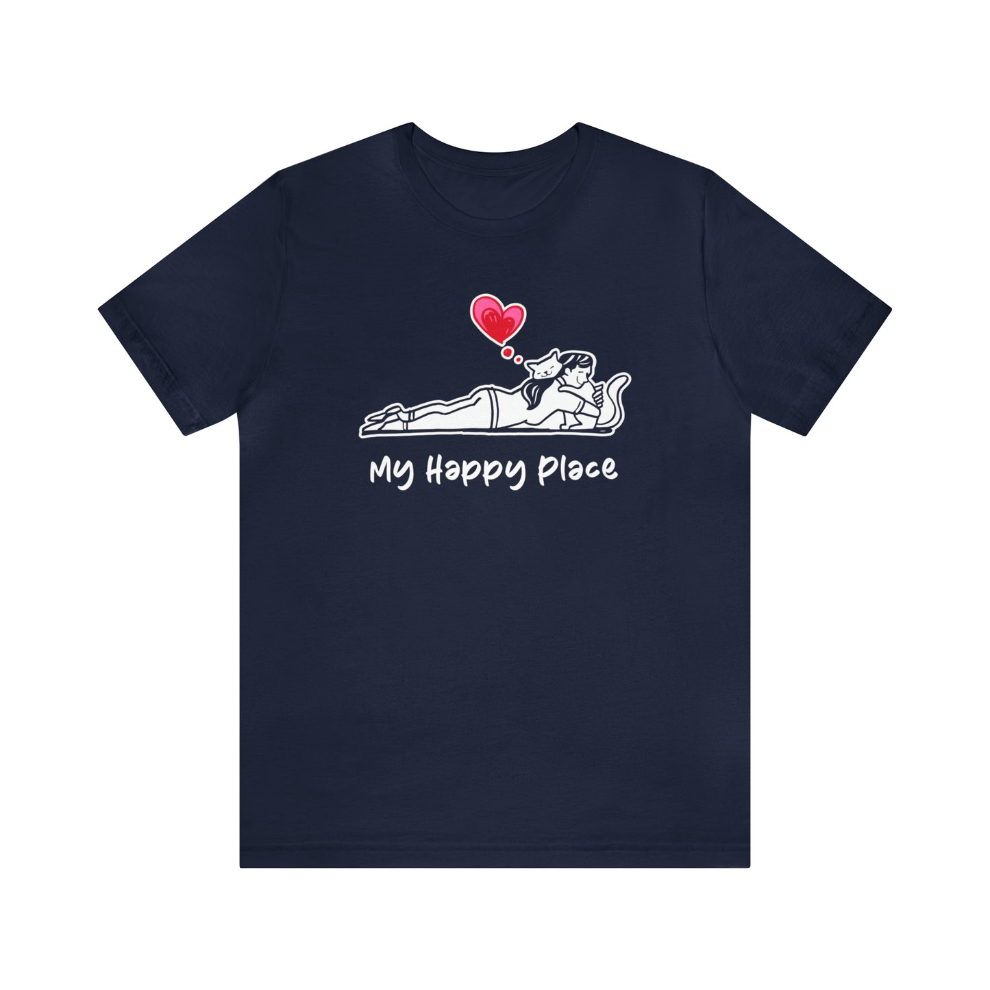 My Happy Place Cat Women's Graphic Tee