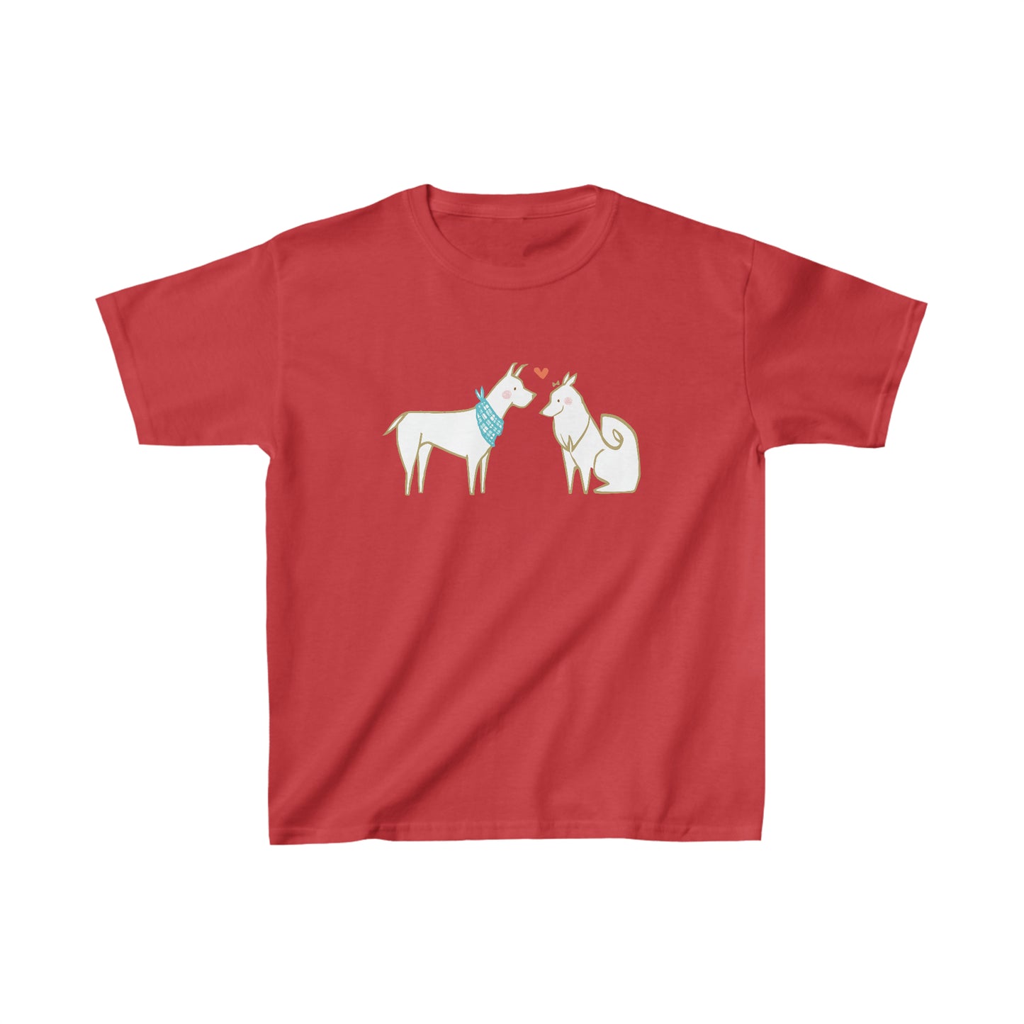 Dogs in Love Kid's Heavy Cotton Tee