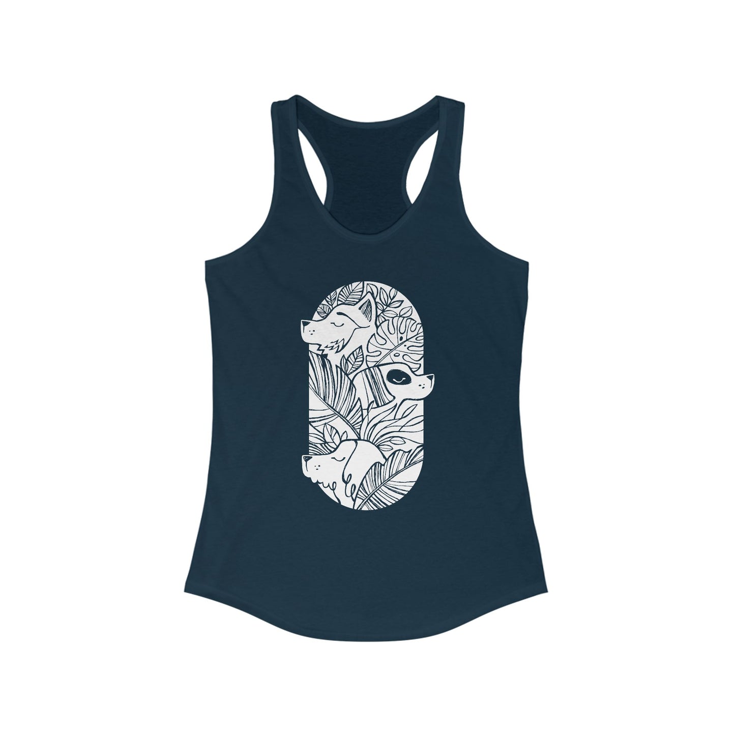 Jungle Dogs Women's Racerback Tank Top