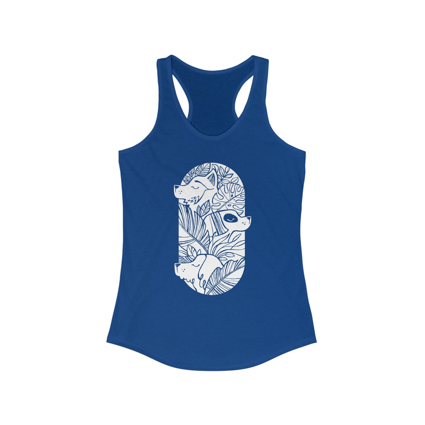 Jungle Dogs Women's Racerback Tank Top