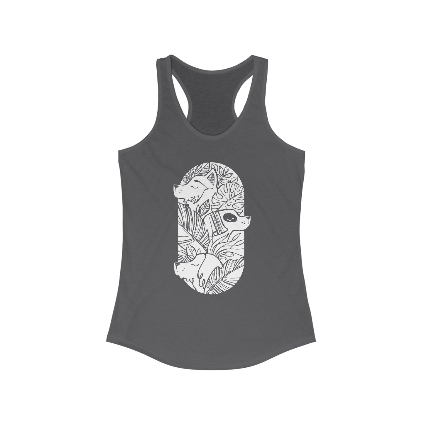 Jungle Dogs Women's Racerback Tank Top