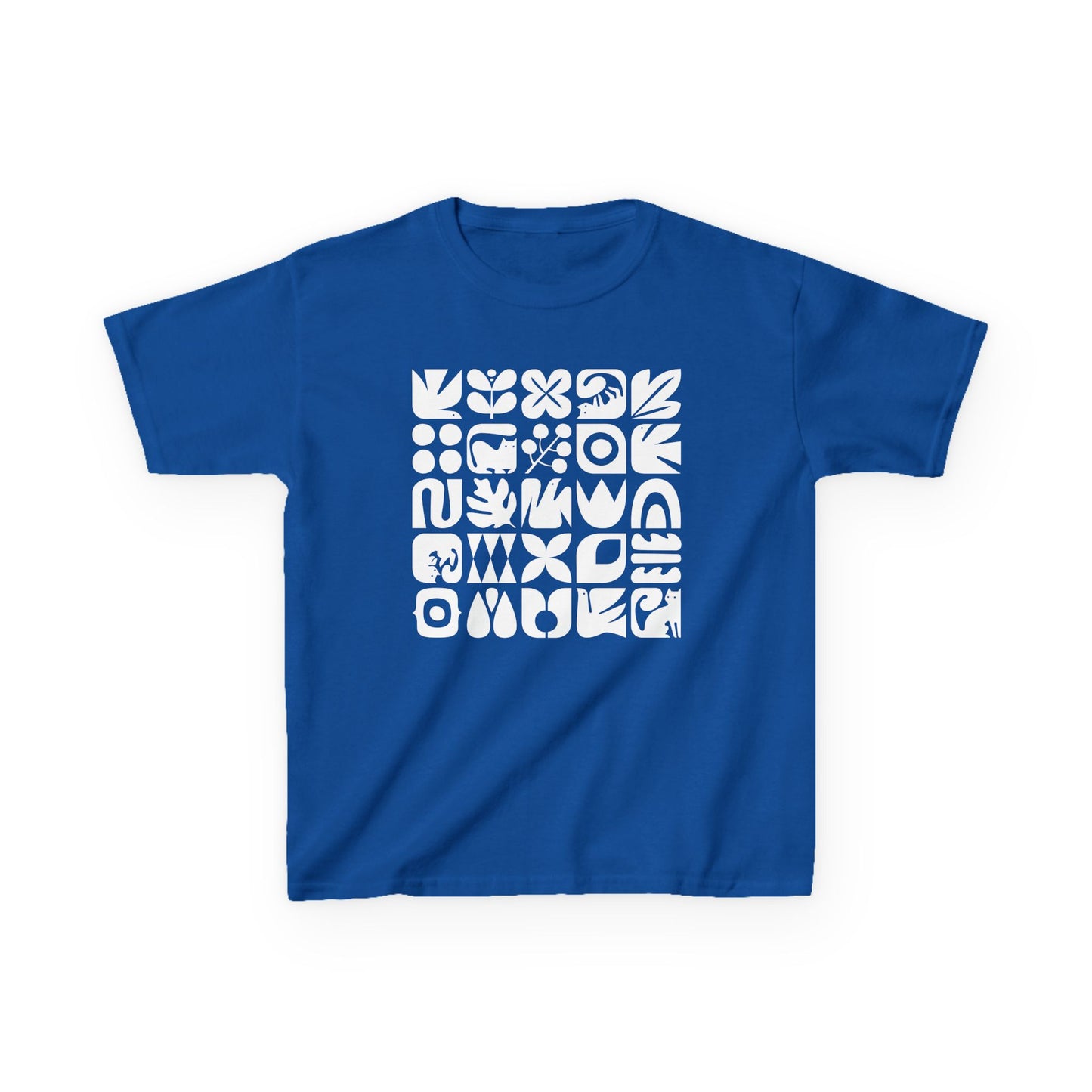 Cats and Birds Graphic Kids Heavy Cotton Graphic Tee