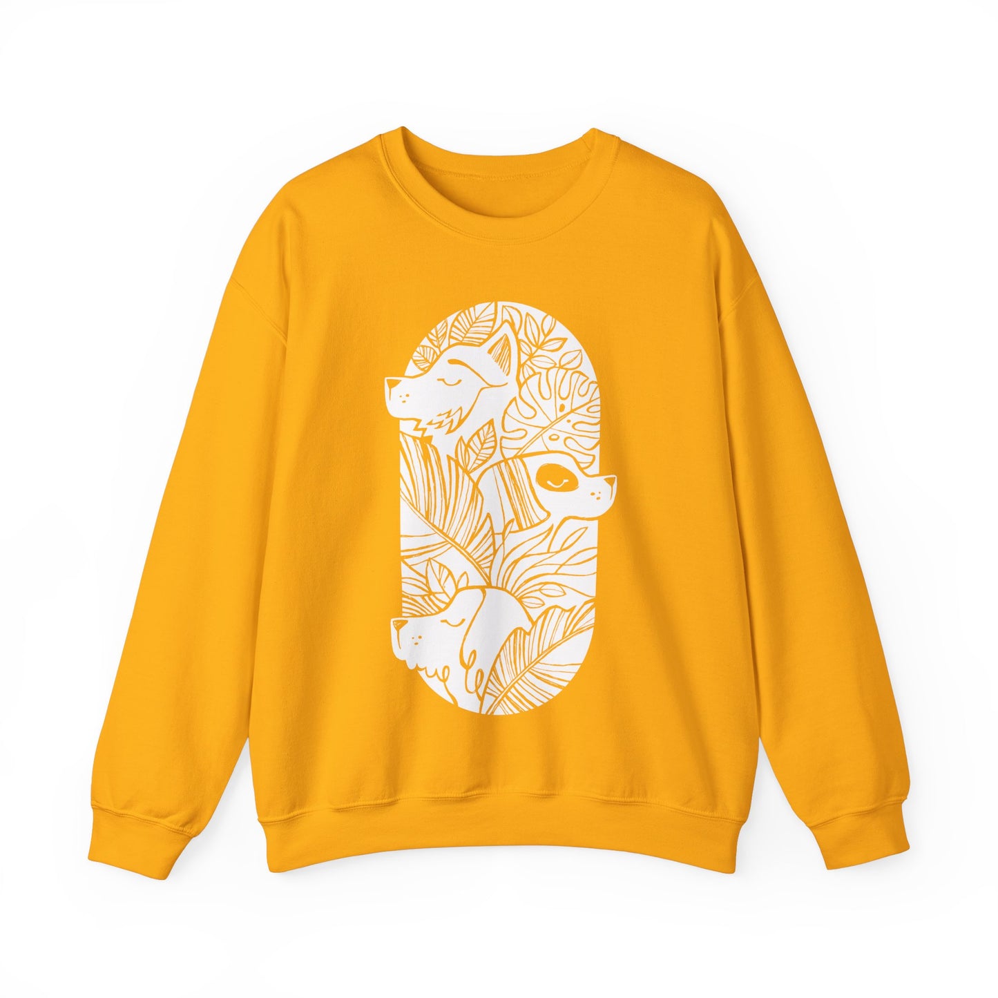 Jungle Dogs Men's Heavy Blend Crewneck Sweatshirt
