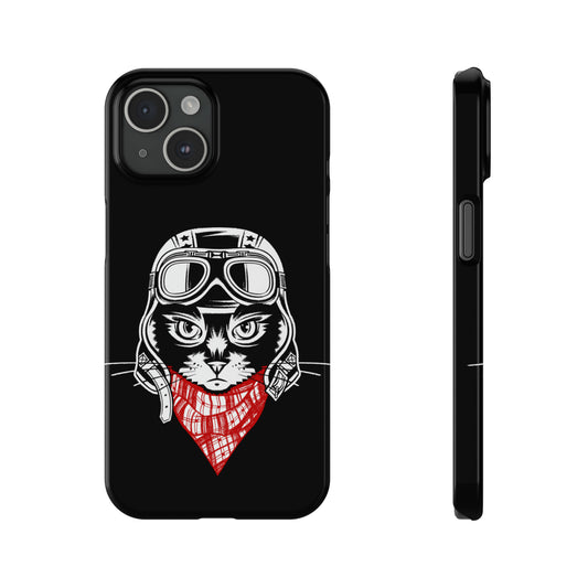 Motorcycle Cat iPhone Case