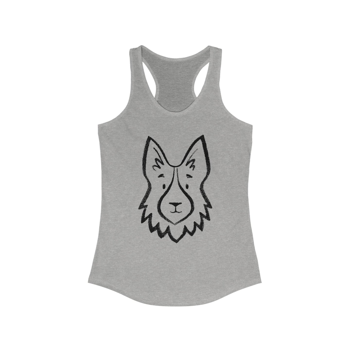 Dog BF#3 Women's Racerback Tank Top