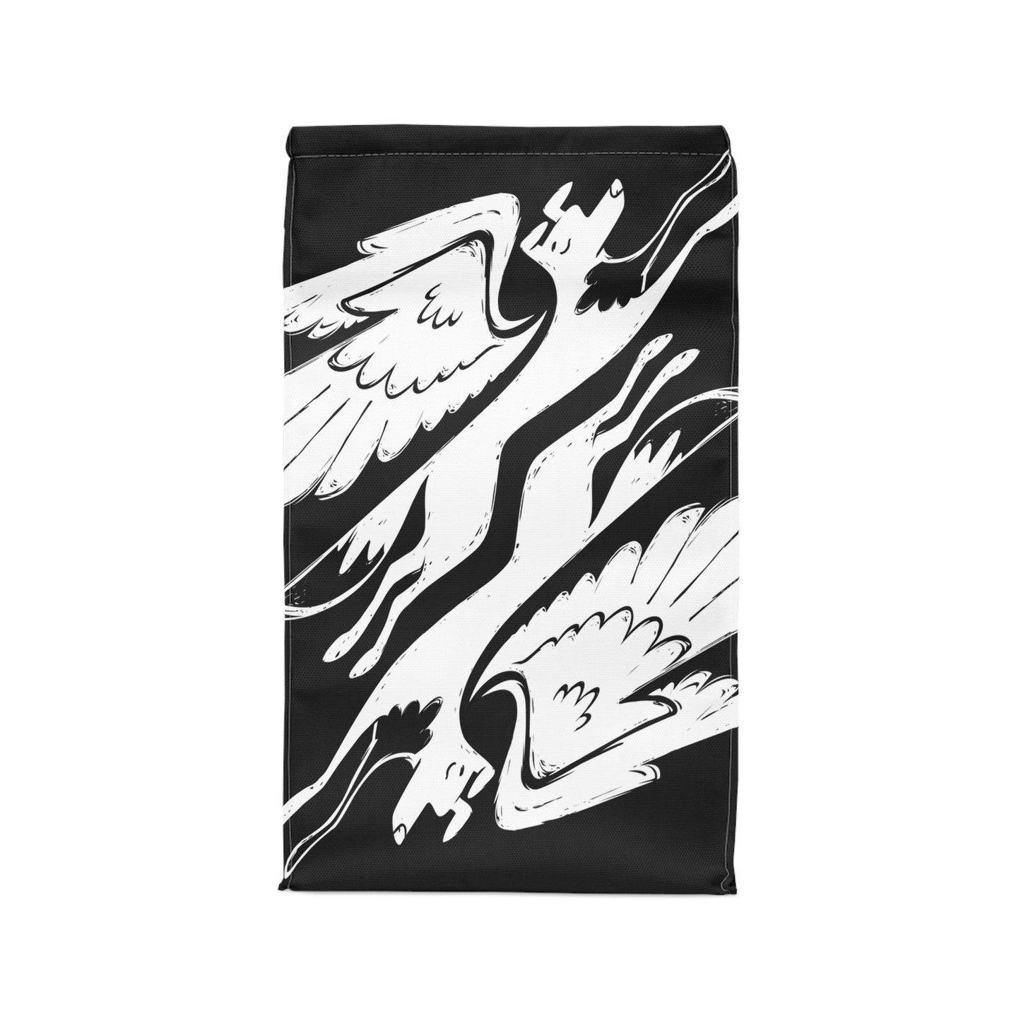 Angel Dogs Polyester Lunch Bag