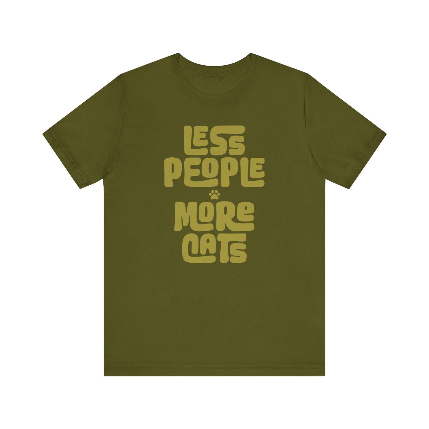 Less People More Cats Graphic Women's Graphic Tee