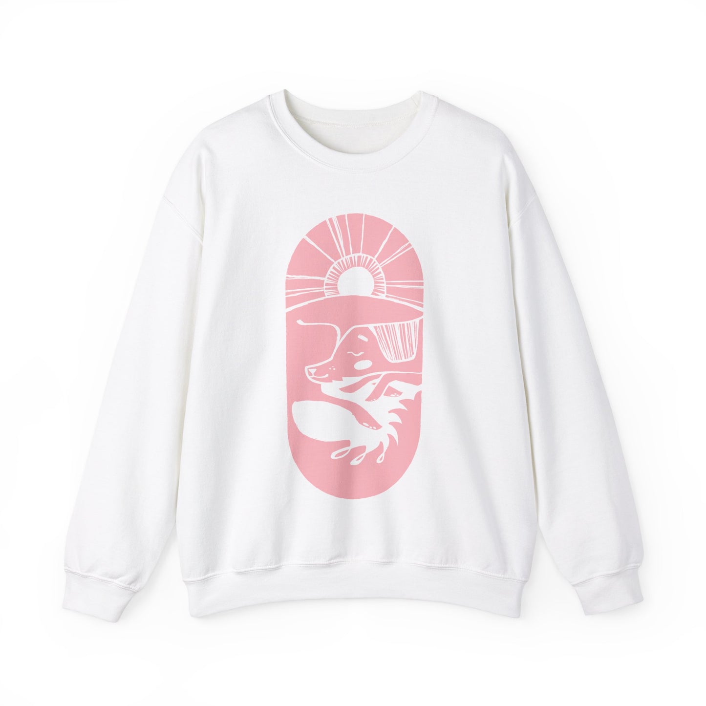 Sleepy Dog Women's Heavy Blend Crewneck Sweatshirt