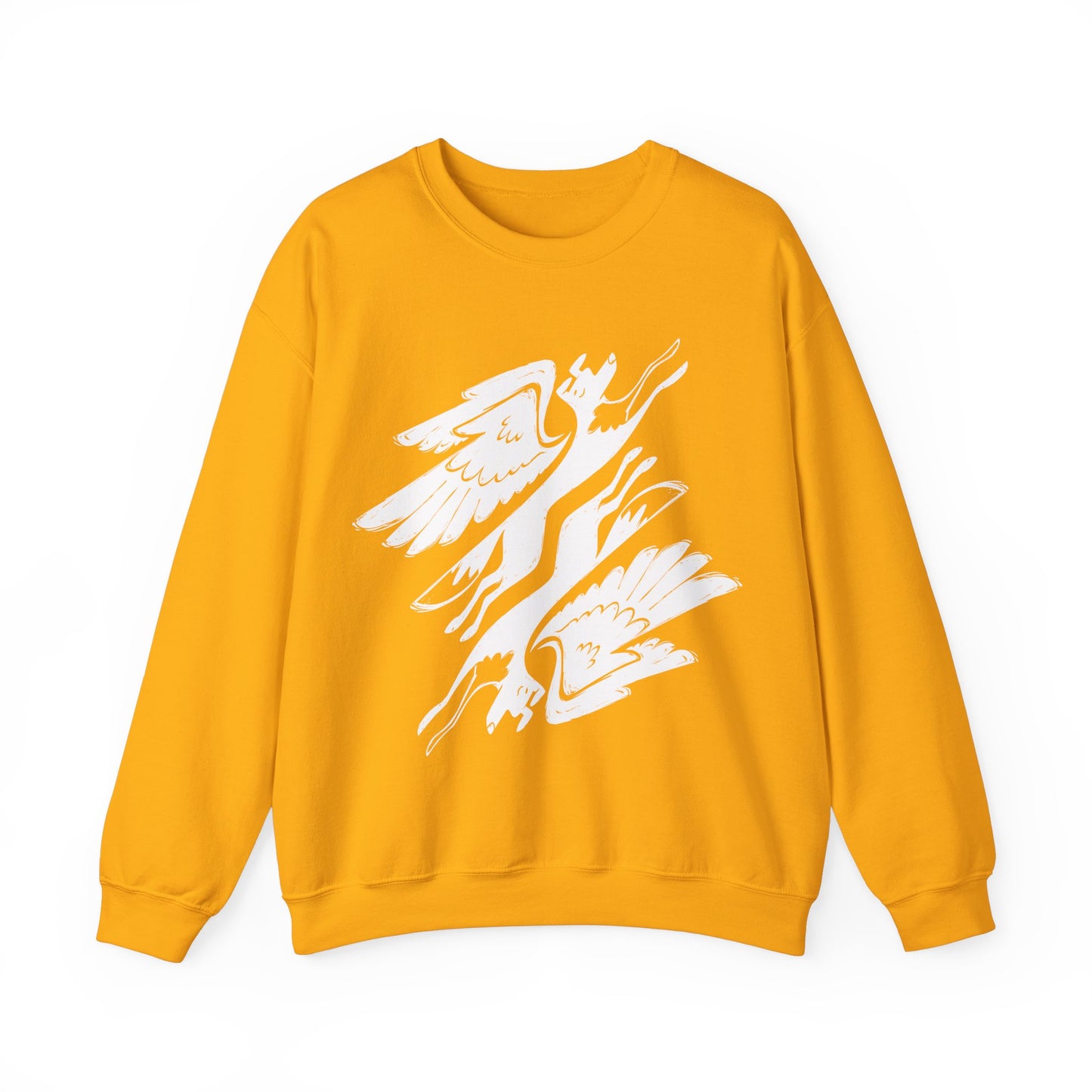 Angel Dogs Men's Heavy Blend Crewneck Sweatshirt