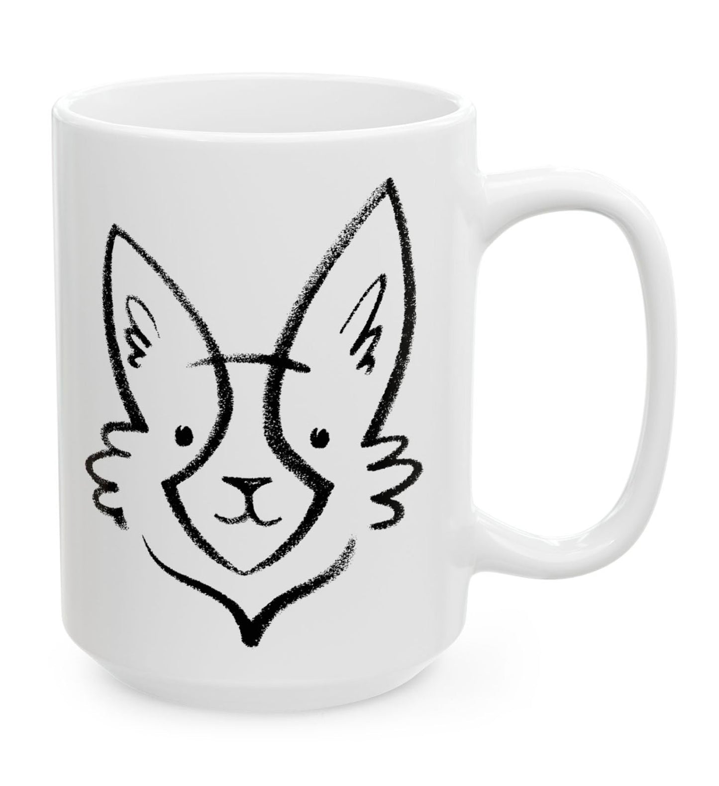 Dog BF#8 Ceramic Mug 15oz