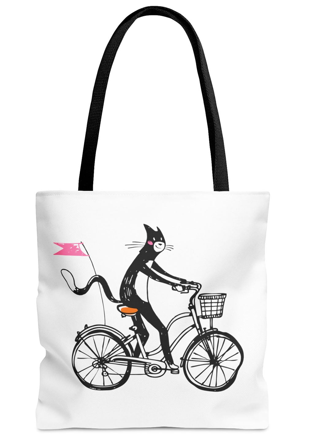 Bicycle Cat Tote Bag