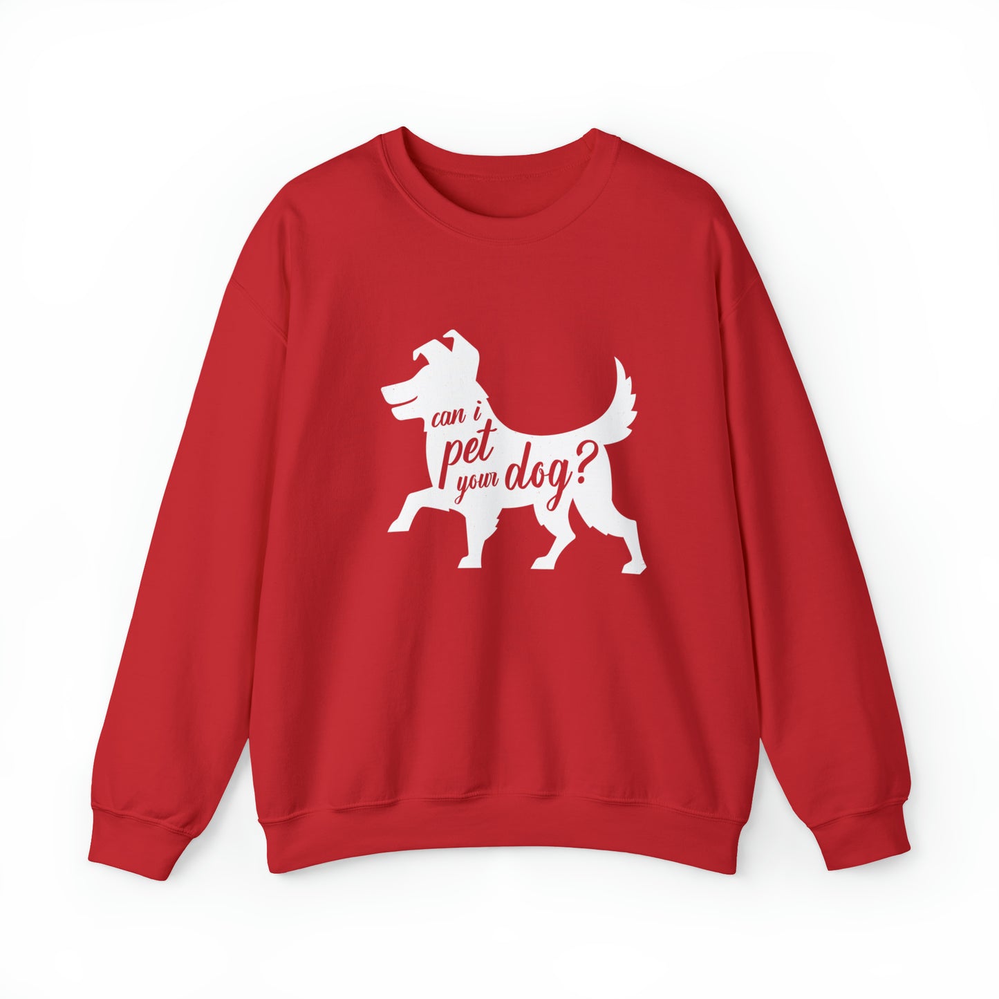 Can I Pet Your Dog Women's Heavy Blend Crewneck Sweatshirt