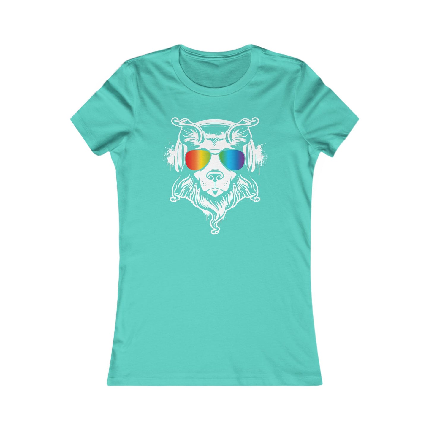 Music Dog Women's Fitted Tee