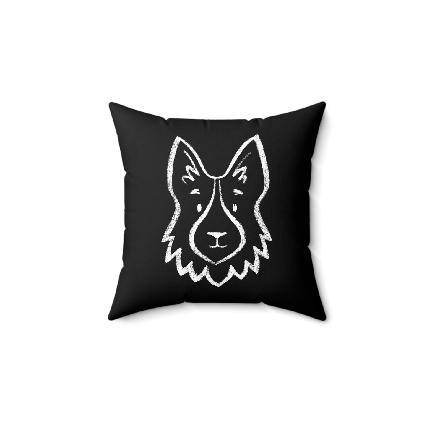 Dog BF#3 Spun Polyester Square Pillow
