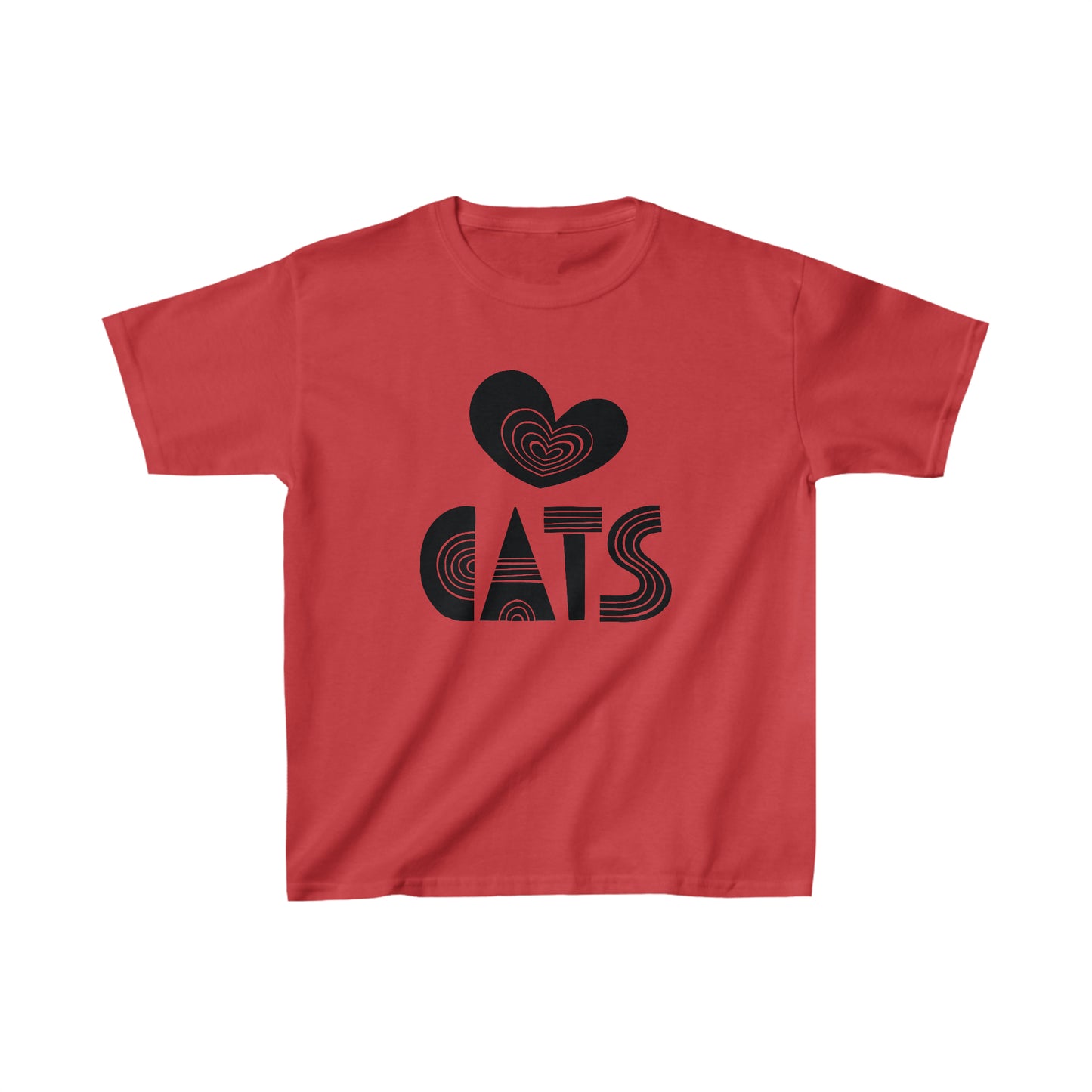 Heart Cats Kids' Tee β An Adorable Shirt for Little Animal Lovers!
