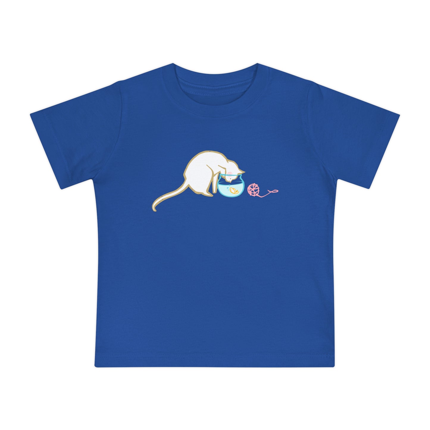 Cat & Fish Bowl Baby Graphic Tee