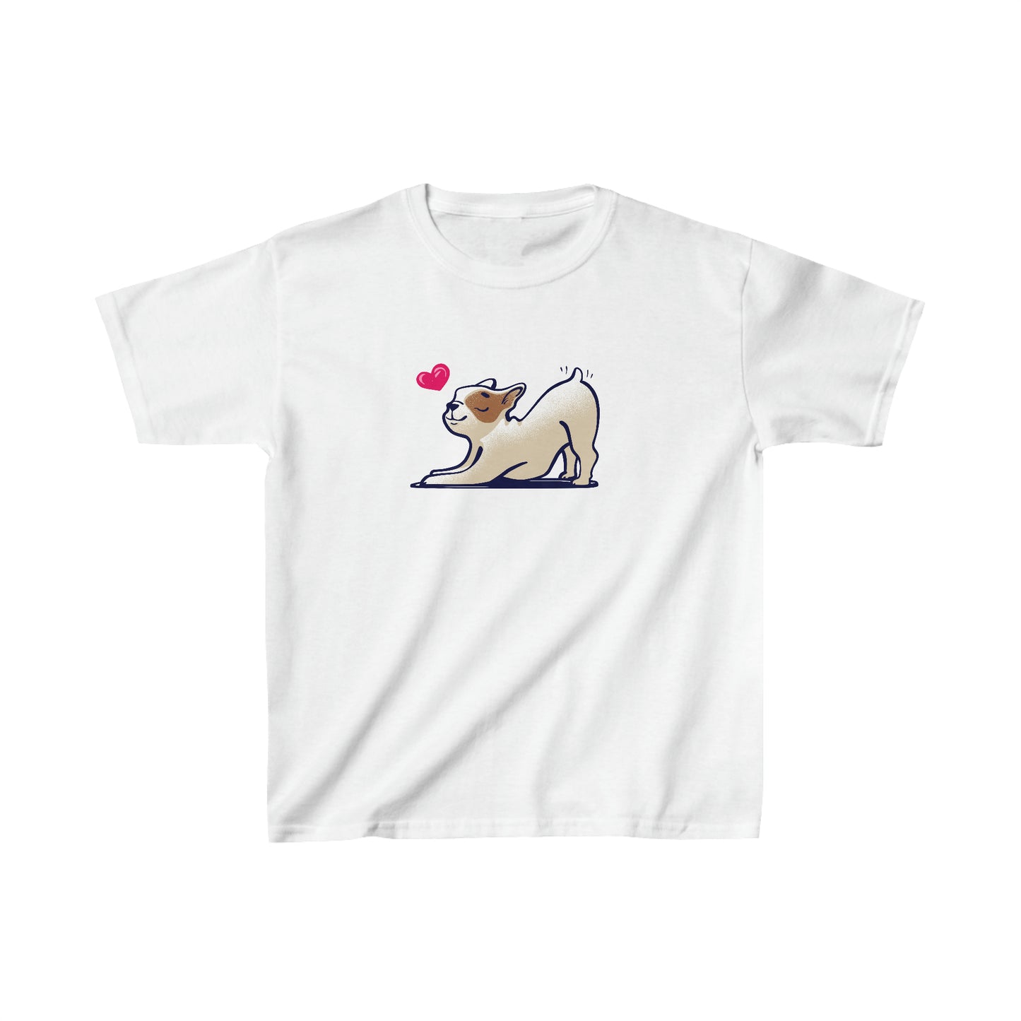 Yoga Dog Kid's Heavy Cotton Tee