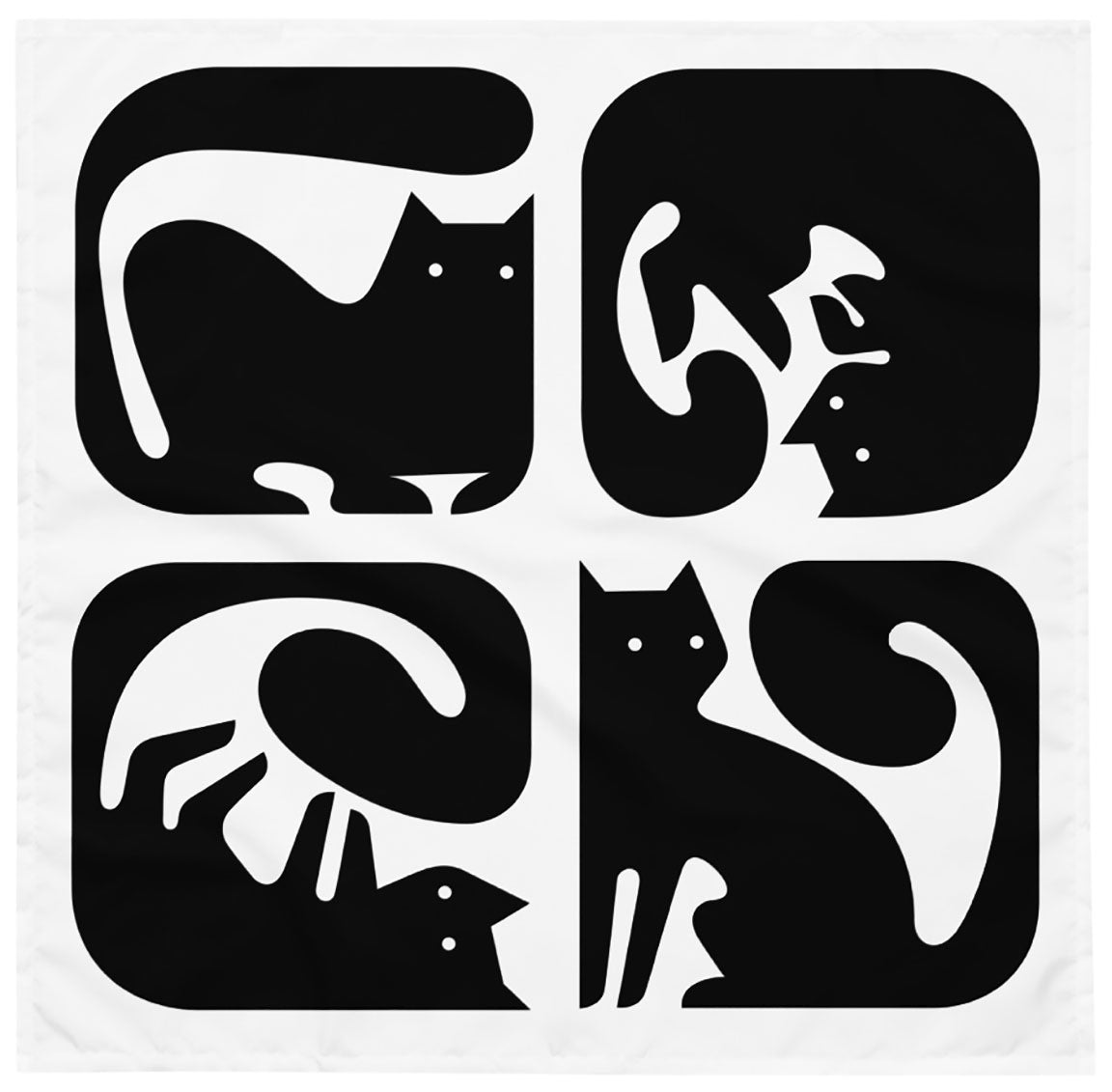 Cats Graphic bandana
