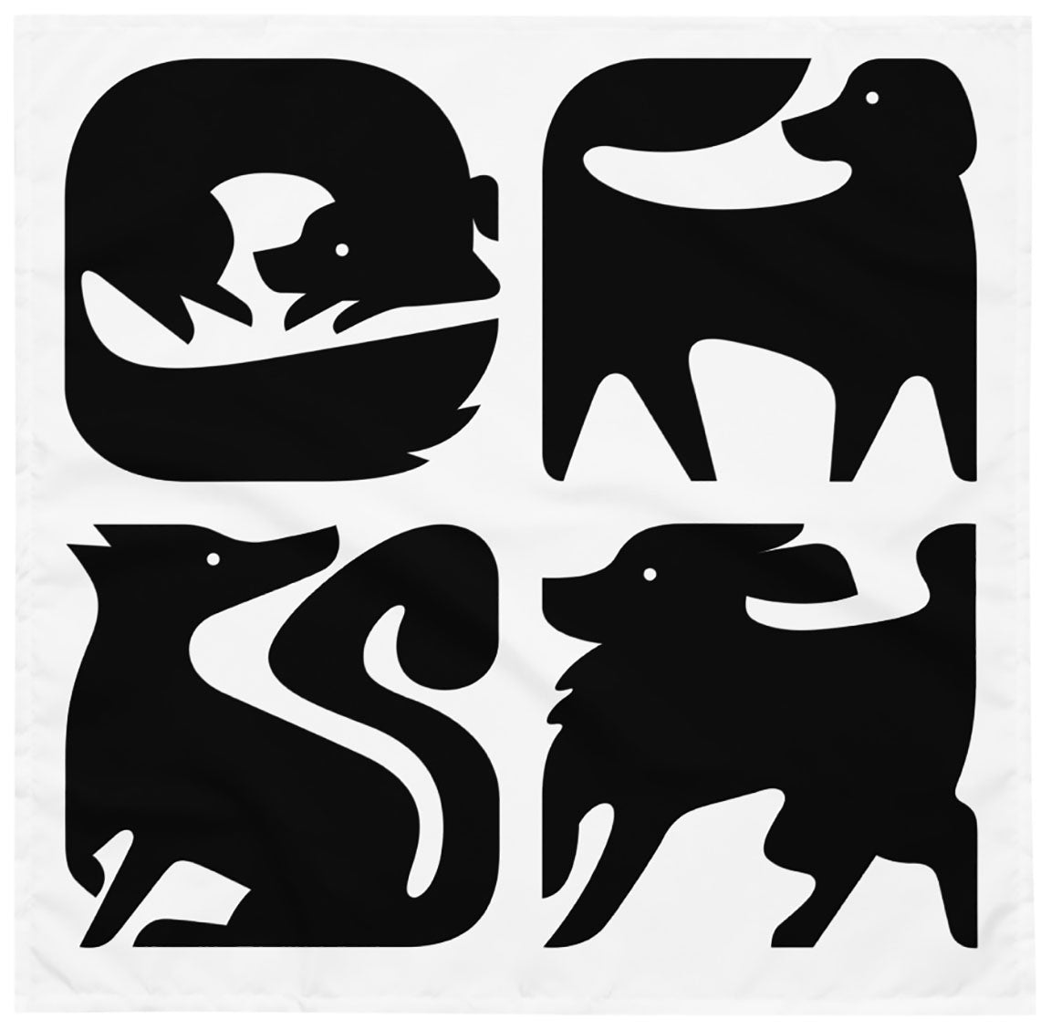 Dogs Graphic bandana