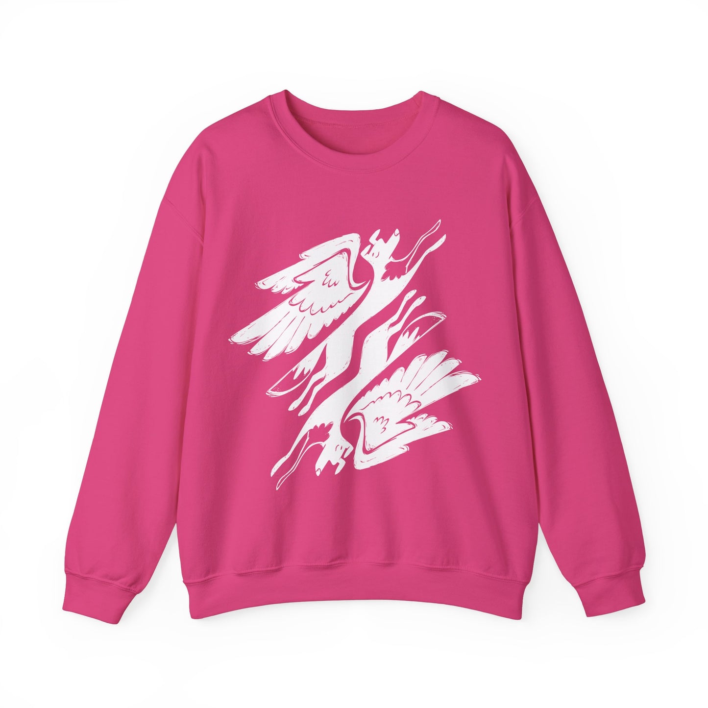 Angel Dogs Women's Heavy Blend Crewneck Sweatshirt