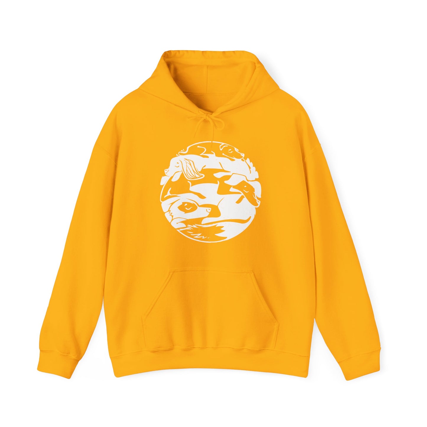 Dog Pile Men's Hooded Sweatshirt