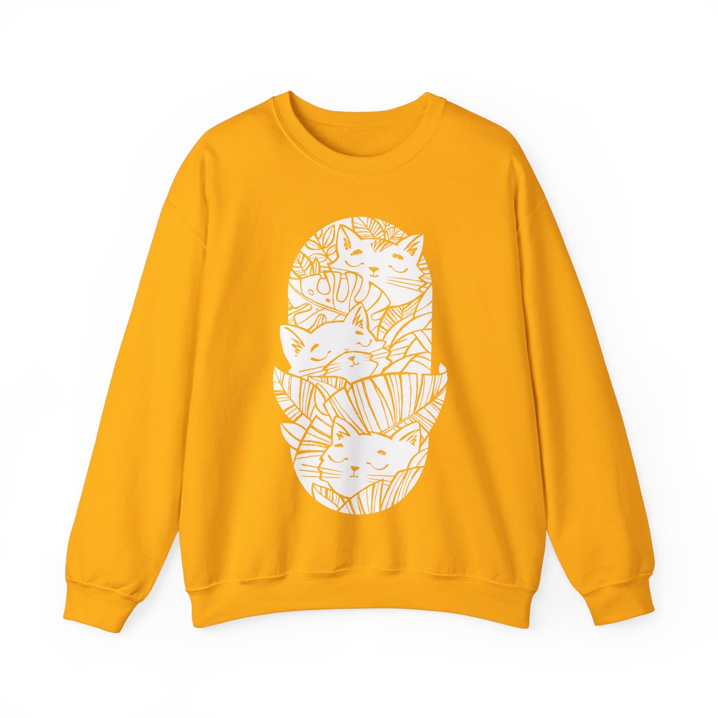 Jungle Cats Men's Heavy Blend Crewneck Sweatshirt